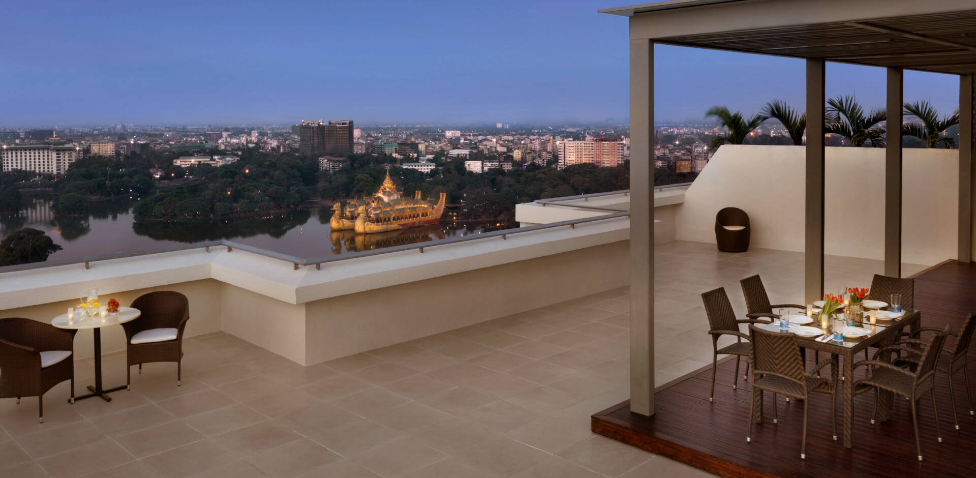 View of Luxury Hotel in Yangon | Shangri-La Serviced Apartments Yangon